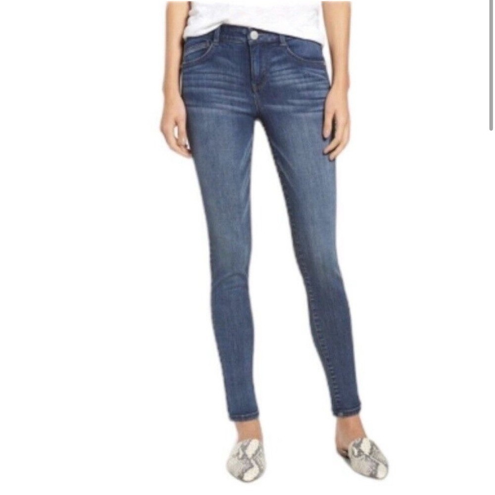 Wit & Wisdom Jeans Womens 6 Ab-solution Skinny Blue Stretch EUC